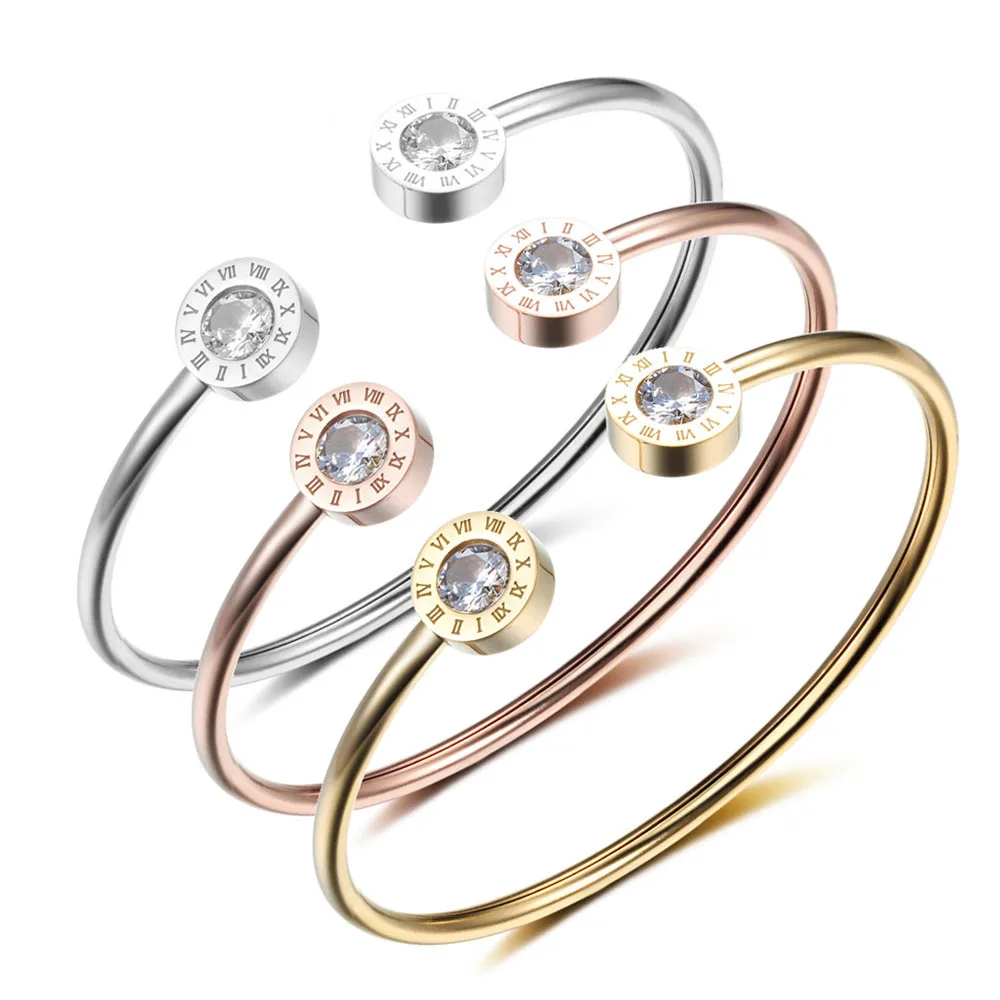 Charms Stainless Steel Bracelets & Bangles Roman Numerals Gold Color Round Shape Cuff Bracelets For Women Jewelry (BA101841)
Charms Stainless Steel Bracelets & Bangles Roman Numerals Gold Color Round Shape Cuff Bracelets For Women Jewelry (BA101841)