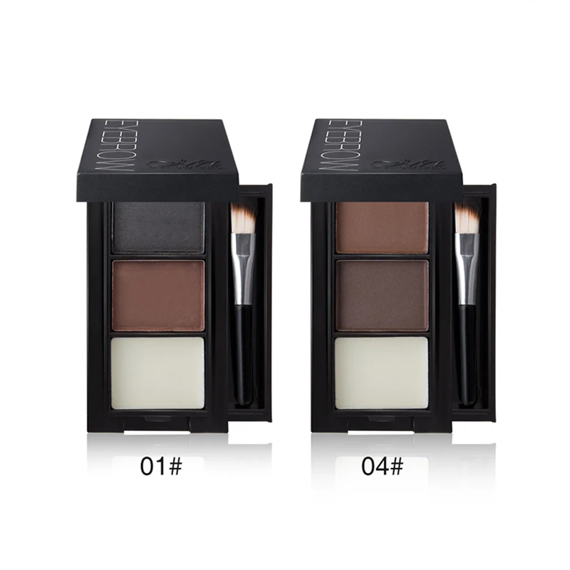 3 Colors Professional Eye Shadow Powders With Mirror Brush Eye Brow Makeup Eyebrow Powder Waterproof Eyebrow Wax Palette
3 Colors Professional Eye Shadow Powders With Mirror Brush Eye Brow Makeup Eyebrow Powder Waterproof Eyebrow Wax Palette