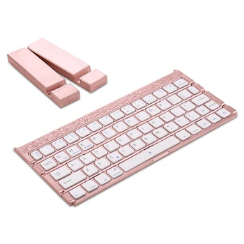 Four Folding Portable Wireless Bluetooth Aluminium Alloy Keyboard for iPhone Android Cell Phone iPad PC Tablet F610 +USB Cable 
Four Folding Portable Wireless Bluetooth Aluminium Alloy Keyboard for iPhone Android Cell Phone iPad PC Tablet F610 +USB Cable