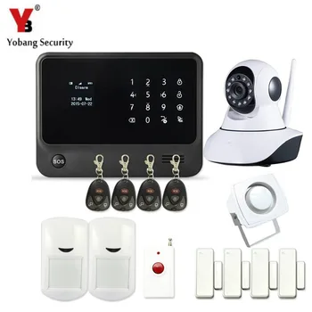 YobangSecurity WIFI GSM Home Burglar Alarm System Touch Keypad Android IOS APP Control IP Camera Panic Button Door Window Sensor
YobangSecurity WIFI GSM Home Burglar Alarm System Touch Keypad Android IOS APP Control IP Camera Panic Button Door Window Sensor