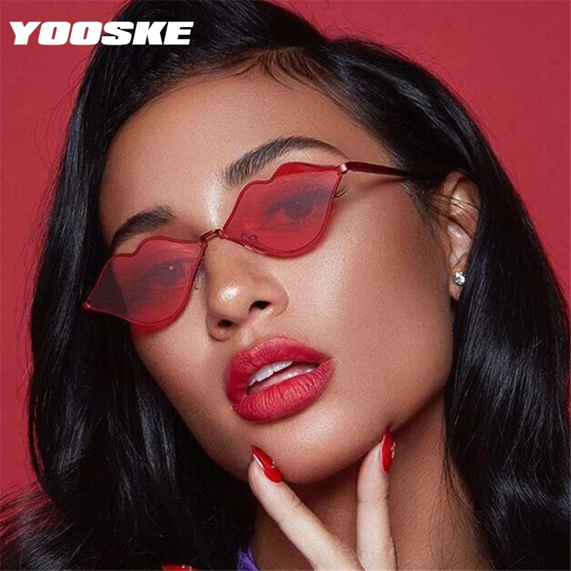 YOOSKE red Lip Sunglasses Women Small Frame yellow pink vintage Fahion 2019 sun glasses female Luxury Mirror UV400 Metal Frame
YOOSKE red Lip Sunglasses Women Small Frame yellow pink vintage Fahion 2019 sun glasses female Luxury Mirror UV400 Metal Frame