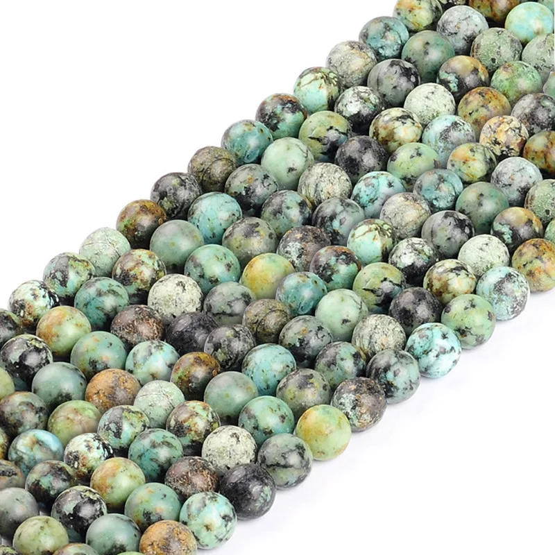 Wholesale Loose Round Spacer Beads African Turquoises Stone Beads For Jewelry Making DIY Bracelet 4 6 8 10 12 mm Strand 15"
Wholesale Loose Round Spacer Beads African Turquoises Stone Beads For Jewelry Making DIY Bracelet 4 6 8 10 12 mm Strand 15"