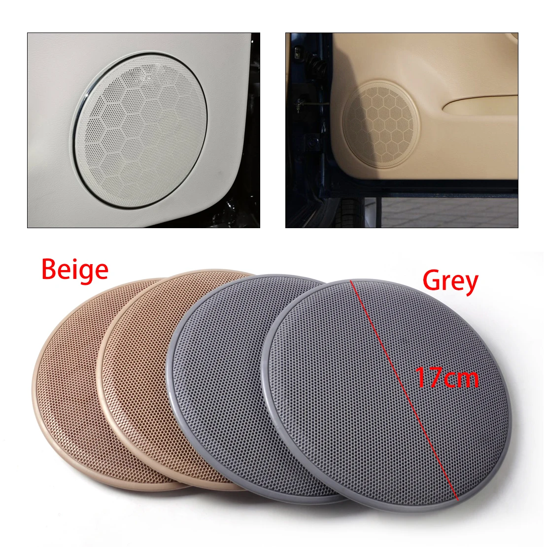 Beler 2 шт. дверной громкоговоритель крышка гриль 3B0868149 для VW Beetle Passat B5 Jetta MK4 Golf GTI