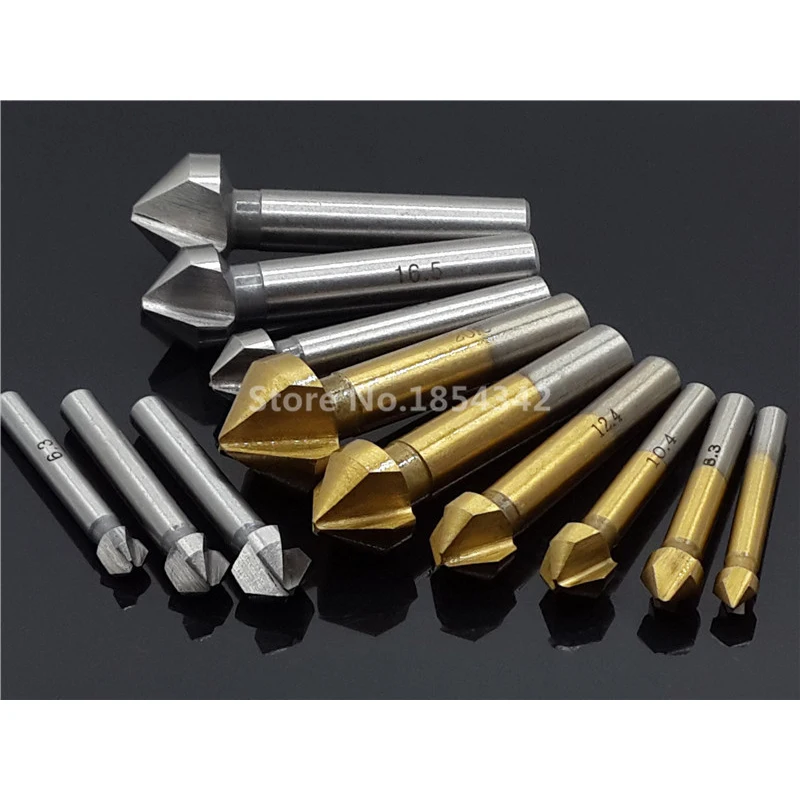 1PC 6 Sizes Titanium 90 Degree HSS Countersink Drill Chamfer Cutter Workpiece Taper Wood Steel Aluminum Milling Tool 6.3-20.5MM
1PC 6 Sizes Titanium 90 Degree HSS Countersink Drill Chamfer Cutter Workpiece Taper Wood Steel Aluminum Milling Tool 6.3-20.5MM