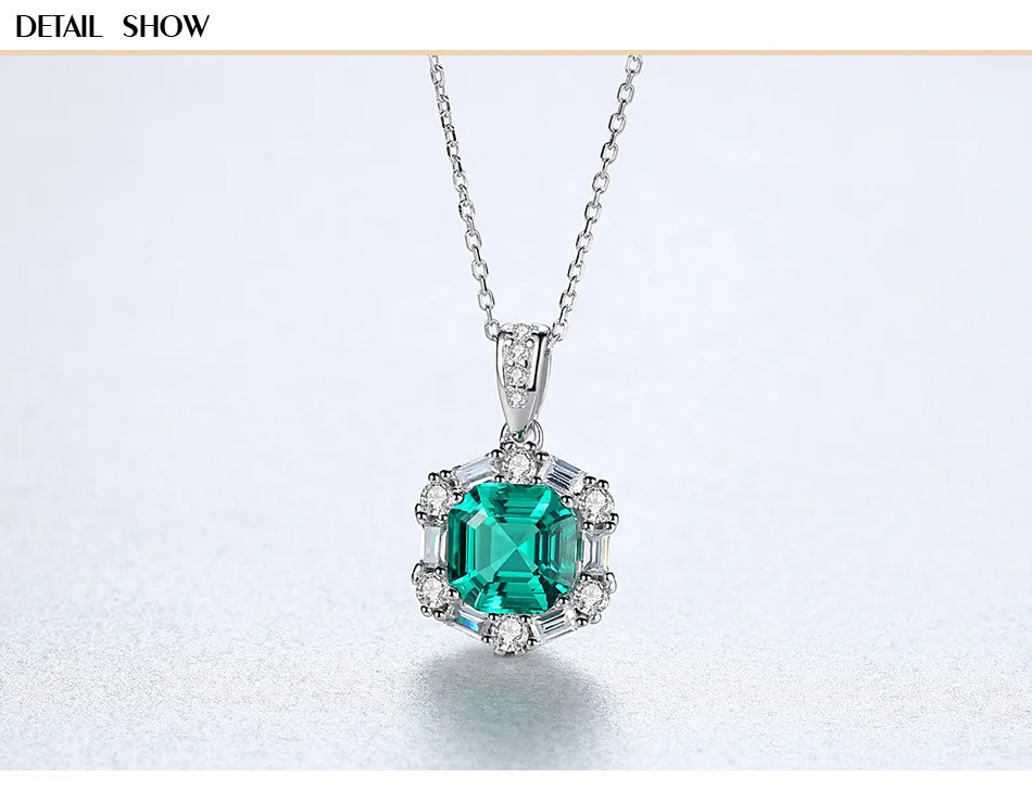 New S925 sterling silver color treasure necklace light luxury color treasure natural green zircon accessories KS01
New S925 sterling silver color treasure necklace light luxury color treasure natural green zircon accessories KS01