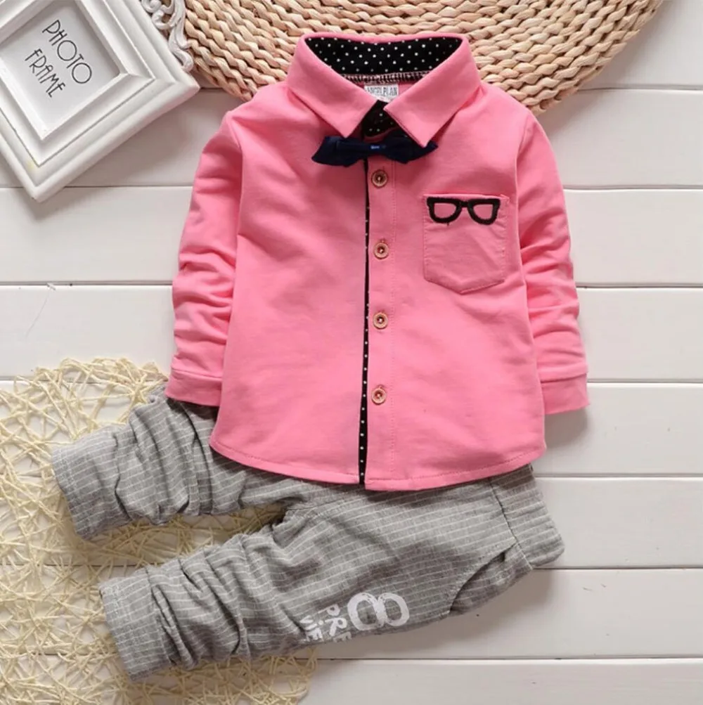 Fashion Korean newborn Baby Boy Clothing Sets children Bow tie shirts glasses Top+ pants kids cotton cardigan two piece suit
Fashion Korean newborn Baby Boy Clothing Sets children Bow tie shirts glasses Top+ pants kids cotton cardigan two piece suit