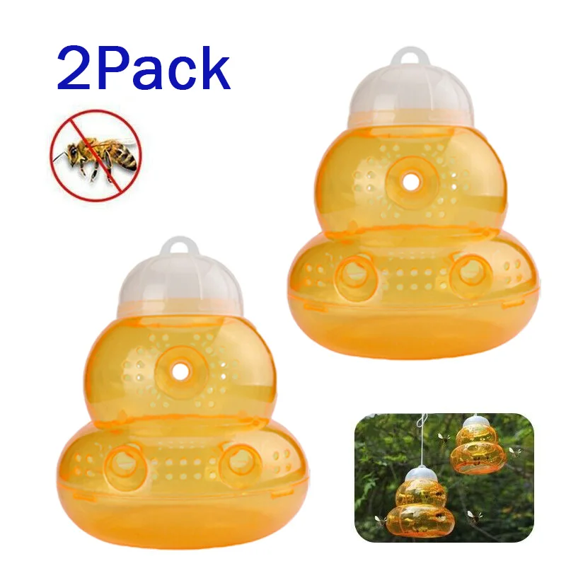 Bee Catcher Wasp Traps Tools Equipment For yard garden Outdoor Hanging Yellow Jackets No Poison Chemicals New Durable
Bee Catcher Wasp Traps Tools Equipment For yard garden Outdoor Hanging Yellow Jackets No Poison Chemicals New Durable