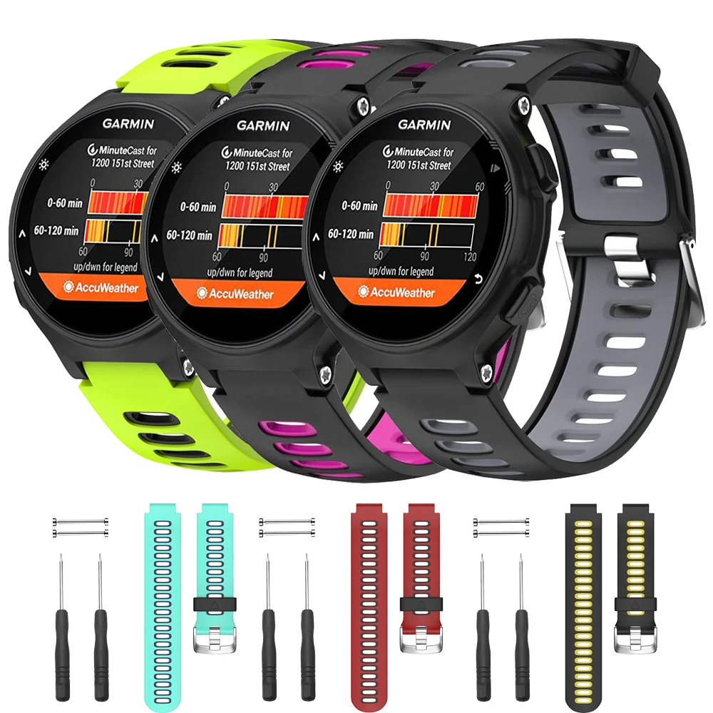 Smart Watch Band For Garmin 235 Band Silicone Wrist Strap Bracelet For Garmin Forerunner 230/220/235/620/630/735XT Accessory
Smart Watch Band For Garmin 235 Band Silicone Wrist Strap Bracelet For Garmin Forerunner 230/220/235/620/630/735XT Accessory