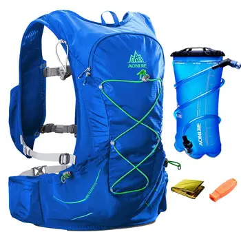 AONIJIE 15L Men Women Hydration Backpack Outdoor Sports Running Marathon Cross-country Trail Racing Hiking Rucksack 2L Wate Bag 
AONIJIE 15L Men Women Hydration Backpack Outdoor Sports Running Marathon Cross-country Trail Racing Hiking Rucksack 2L Wate Bag