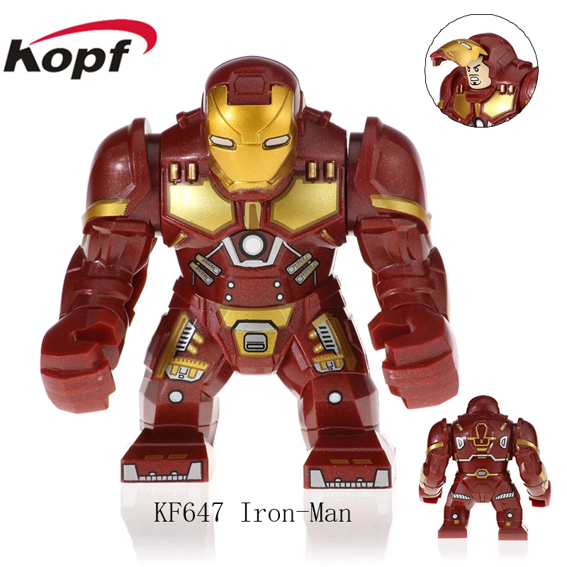 Building Blocks Infinity War Avengers 3 Figures Super Heroes Iron Man Hulk Buster Ironman For children Model Toys KF647
Building Blocks Infinity War Avengers 3 Figures Super Heroes Iron Man Hulk Buster Ironman For children Model Toys KF647