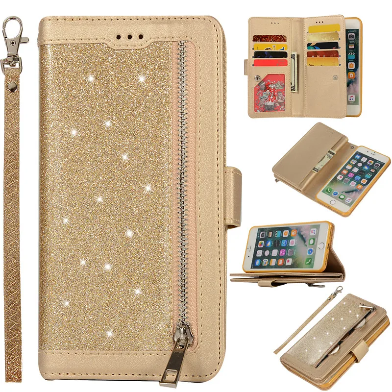 Bling Flip Cover For iPhone 6 6S 7 8 Plus XS MAX X XR Glitter Card Pocket Case for Samsung Note 8 9 S7 Edge S8 S9 S10 Plus S10e
Bling Flip Cover For iPhone 6 6S 7 8 Plus XS MAX X XR Glitter Card Pocket Case for Samsung Note 8 9 S7 Edge S8 S9 S10 Plus S10e