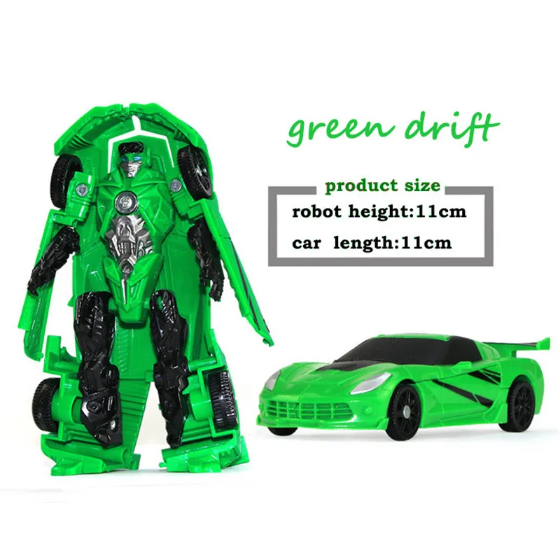 Фото Зеленые красные белые 10 см автомобили трансформеры классический - купить