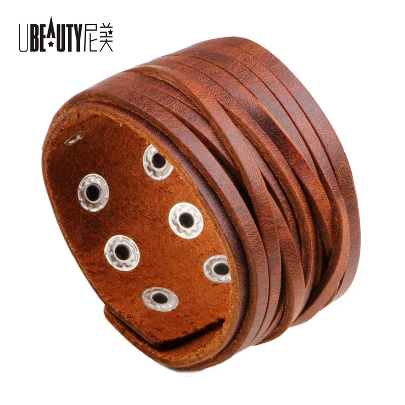 Retro Style Black & Brown Wide Genuine Leather Bracelet With Alloy Buckle Adjustable Fashion Women & Men Bracelets Jewelry
Retro Style Black & Brown Wide Genuine Leather Bracelet With Alloy Buckle Adjustable Fashion Women & Men Bracelets Jewelry
