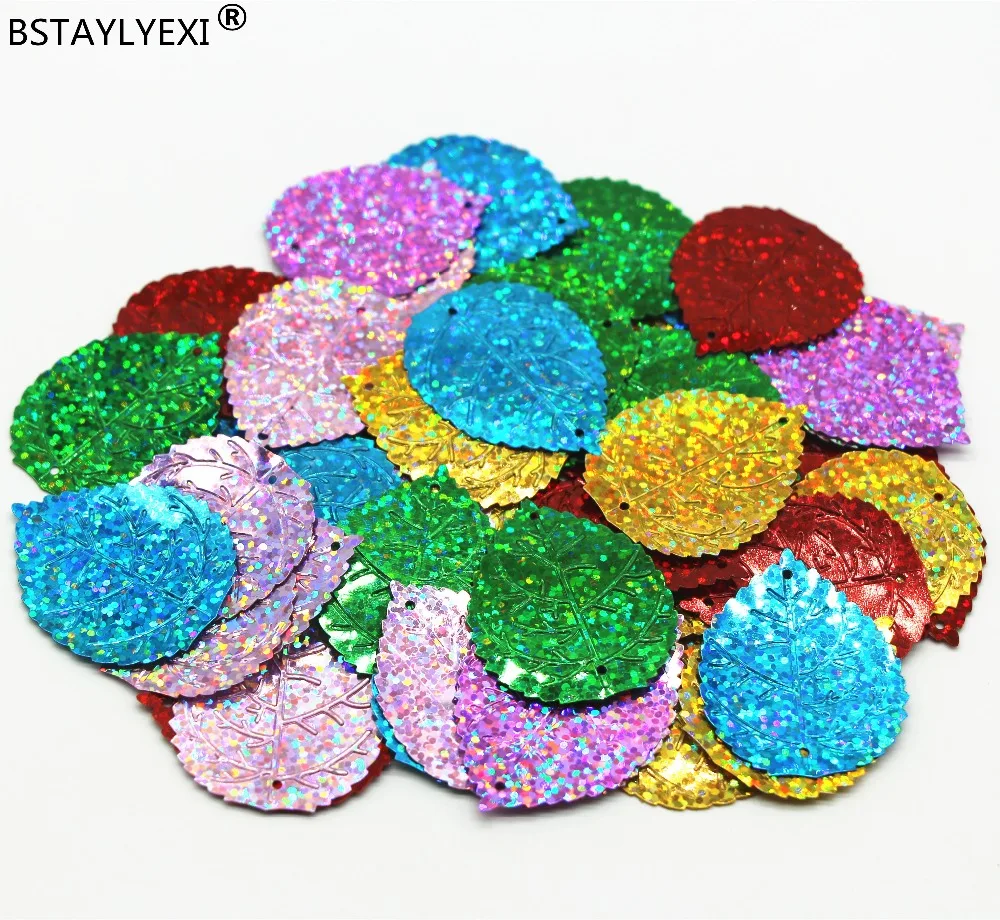 100pcs Factory price Laser Mix Color Leaf Sequins Garment Accessories DIY Apparel Sewing Fabric Have hole Bags Crafts 36x30mm
100pcs Factory price Laser Mix Color Leaf Sequins Garment Accessories DIY Apparel Sewing Fabric Have hole Bags Crafts 36x30mm