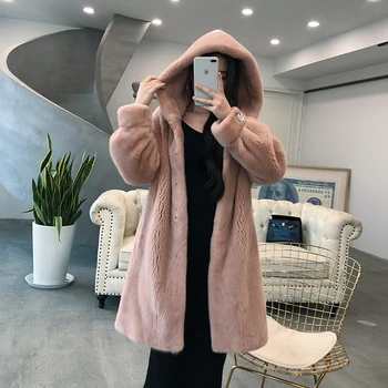 2019 new natural mink fur coat women's fur coat warm long leather grass long sleeves hat Russian fashion hot sale discount
2019 new natural mink fur coat women's fur coat warm long leather grass long sleeves hat Russian fashion hot sale discount