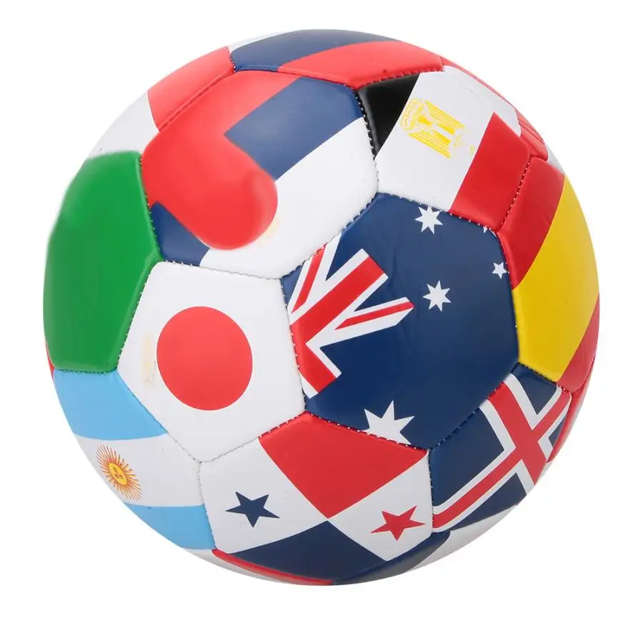 Size 5 Football Soccer Ball National Flag Pattern Outdoor Play Training Soccer Ball 22cm / 9inch Sport Match Training Football
Size 5 Football Soccer Ball National Flag Pattern Outdoor Play Training Soccer Ball 22cm / 9inch Sport Match Training Football