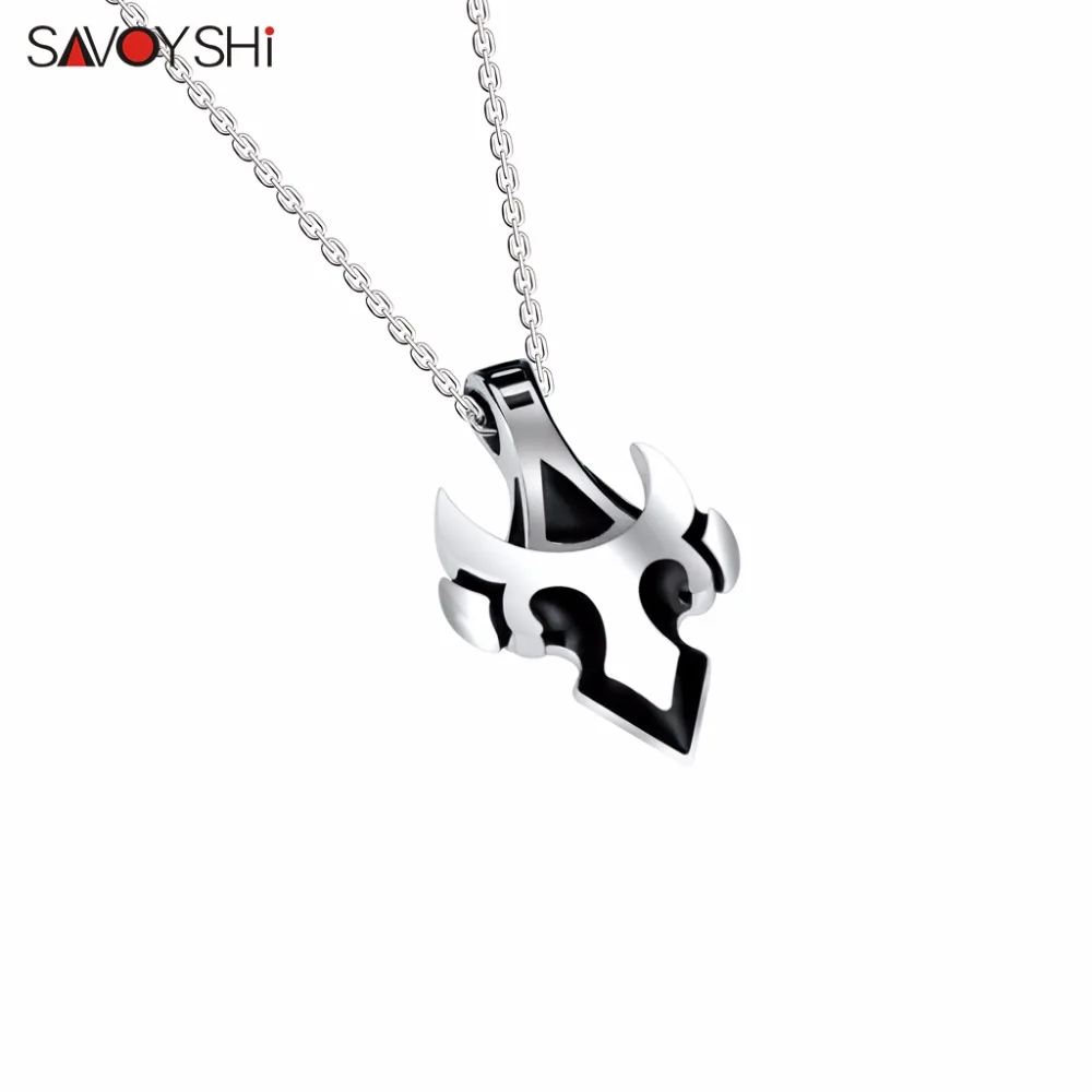 SAVOYSHI Men Necklace Stainless Steel Chain Vintage Spearhead Arrowhead Pendant Charm Fashion Sport Fitness Jewelry Dropshipping
SAVOYSHI Men Necklace Stainless Steel Chain Vintage Spearhead Arrowhead Pendant Charm Fashion Sport Fitness Jewelry Dropshipping