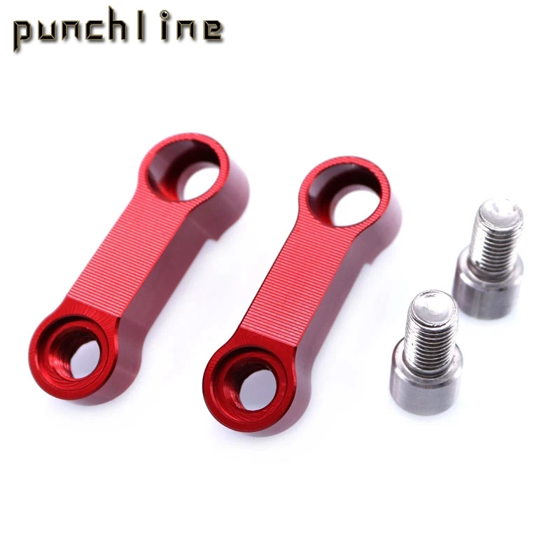 For YAMAHA MT-01 MT-03 MT-07 MT-09 MT-10 MT-25 FZ1 FZ6 FZ8 XJ6 Mirror Riser Extenders Spacers Extension Adapter Adaptor
For YAMAHA MT-01 MT-03 MT-07 MT-09 MT-10 MT-25 FZ1 FZ6 FZ8 XJ6 Mirror Riser Extenders Spacers Extension Adapter Adaptor