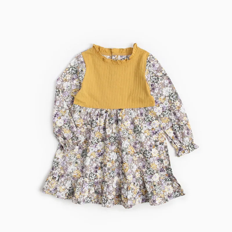 DFXD Children Dress 2018 Spring Long Sleeve Cotton Floral Spliced Girls Birthday Dress Korean Kids Princess Costumes Vestido
DFXD Children Dress 2018 Spring Long Sleeve Cotton Floral Spliced Girls Birthday Dress Korean Kids Princess Costumes Vestido