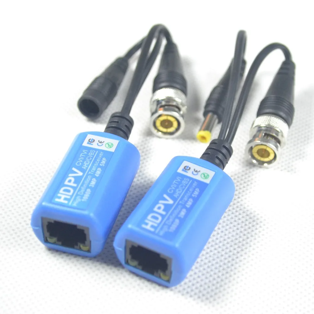 BNC Video balun CCTV Power Balun HD-CVI/TVI/AHD CAT5e 6 Surge Protect 8MP 5MP 4MP 3MP 1080P 720P 960H for HD camera
BNC Video balun CCTV Power Balun HD-CVI/TVI/AHD CAT5e 6 Surge Protect 8MP 5MP 4MP 3MP 1080P 720P 960H for HD camera