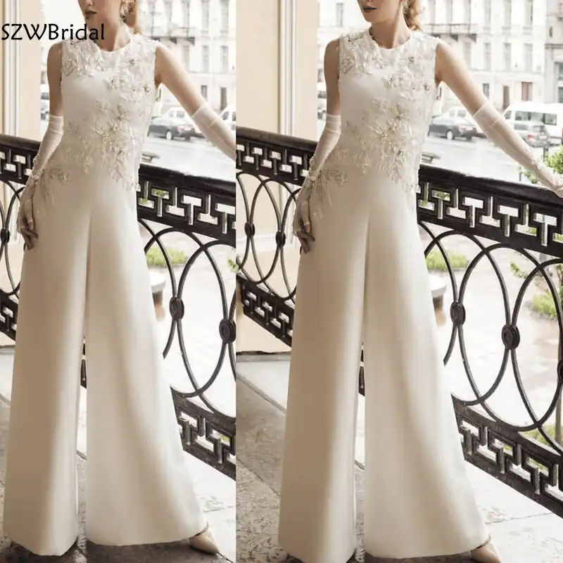 ivory formal jumpsuit