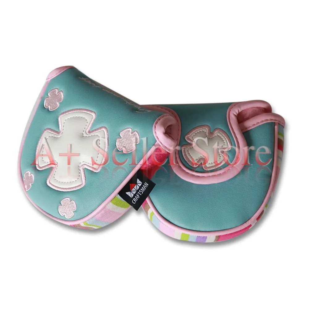 6002413 Blue Pink Yotsunoha Putter Mallet Cover (14)