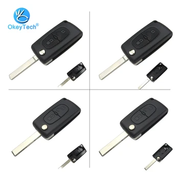OkeyTech 2 Button Remote Car Key Shell Replacement Cover Case Fob Flip Folding HU83/VA2 For Peugeot 107 207 307 307S 308 407 607
OkeyTech 2 Button Remote Car Key Shell Replacement Cover Case Fob Flip Folding HU83/VA2 For Peugeot 107 207 307 307S 308 407 607