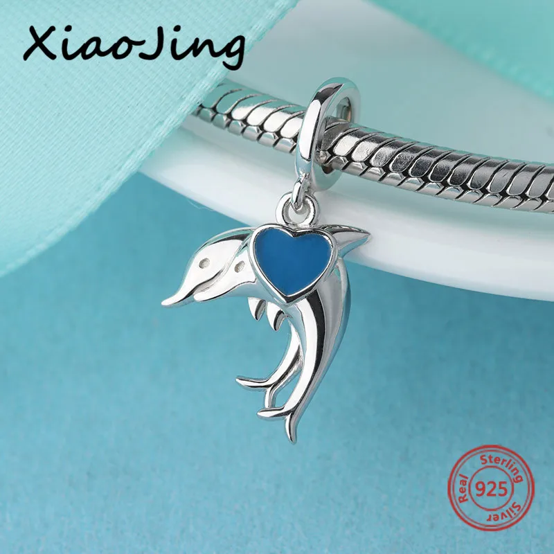 Fit original European Bracelets 925 Silver Beads growing dolphin charms with enamel diy Jewelry making for Valentine's Day gifts
Fit original European Bracelets 925 Silver Beads growing dolphin charms with enamel diy Jewelry making for Valentine's Day gifts