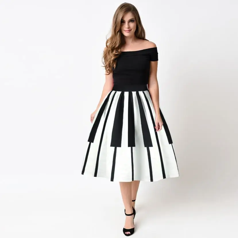 New Women Piano Keys Printed Stylish And Fashion Printing Skirt High Waist Thin Skirt Fancy Pattern Skirt Daily Party 30 Mar 30
New Women Piano Keys Printed Stylish And Fashion Printing Skirt High Waist Thin Skirt Fancy Pattern Skirt Daily Party 30 Mar 30