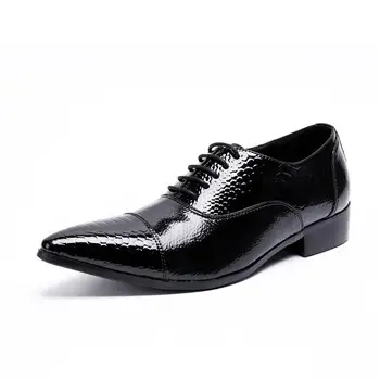 Men Shiny Patent Leather Oxford Shoes Casual Shoes male business gentleman pearlite layer pointed toe zapatos leather shoes
Men Shiny Patent Leather Oxford Shoes Casual Shoes male business gentleman pearlite layer pointed toe zapatos leather shoes