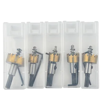 Fixmee 5 Pcs Carbide Tip HSS Drill Bit Saw Set Metal Wood Drilling Hole Cut Tool for Installing Locks 16/18.5/20/25/30mm
Fixmee 5 Pcs Carbide Tip HSS Drill Bit Saw Set Metal Wood Drilling Hole Cut Tool for Installing Locks 16/18.5/20/25/30mm