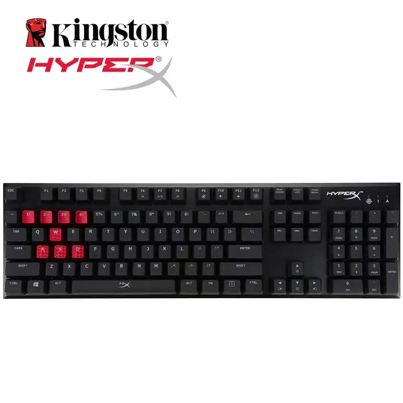 

Kingston HyperX Alloy Cherry Mechanical Gaming Keyboard CHERRY MX Blue Brown Red professional Gamer Keyboard CK104 for Computer