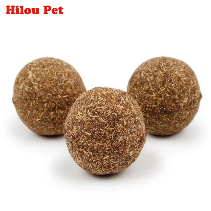 Image Cat Toy Natural Catnip Ball Menthol Flavor Cat Treats 100% Edible Cats go crazy Treats Diameter 3cm