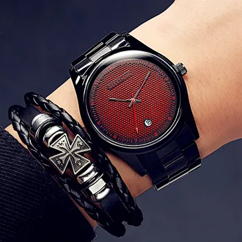 Geekthink Brand Watches Men Grid Dial Quartz Business Watches Male Black Steel Quartz-watch Auto Date Clocks Relogio Masculino 
Geekthink Brand Watches Men Grid Dial Quartz Business Watches Male Black Steel Quartz-watch Auto Date Clocks Relogio Masculino