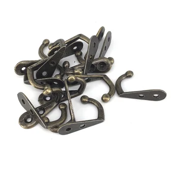 50PCS Small coat hook Antique Bronze Mini Clothes Hook Ball End Robe Hanger Furniture Decor 30*12*22MM
50PCS Small coat hook Antique Bronze Mini Clothes Hook Ball End Robe Hanger Furniture Decor 30*12*22MM