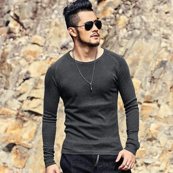 New arrival Spring Casual Raglan Long Sleeve Design T Shirt Men Clothes Slim T-Shirt Men Camisetas Solid Tee White T1020
New arrival Spring Casual Raglan Long Sleeve Design T Shirt Men Clothes Slim T-Shirt Men Camisetas Solid Tee White T1020