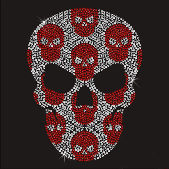 2pc/lot Skull sticker hot fix rhinestone transfer motifs iron on crystal transfers design applique patches for shirt
2pc/lot Skull sticker hot fix rhinestone transfer motifs iron on crystal transfers design applique patches for shirt