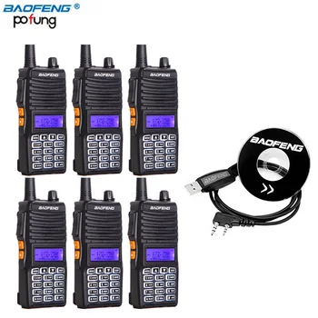 6pcs Baofeng UV-82(II) 8W/4W/1W Walkie Talkie Dual Band 136-174/400-520MHz True 8W High Power Two-Way Radio+1 Programming Cable
6pcs Baofeng UV-82(II) 8W/4W/1W Walkie Talkie Dual Band 136-174/400-520MHz True 8W High Power Two-Way Radio+1 Programming Cable