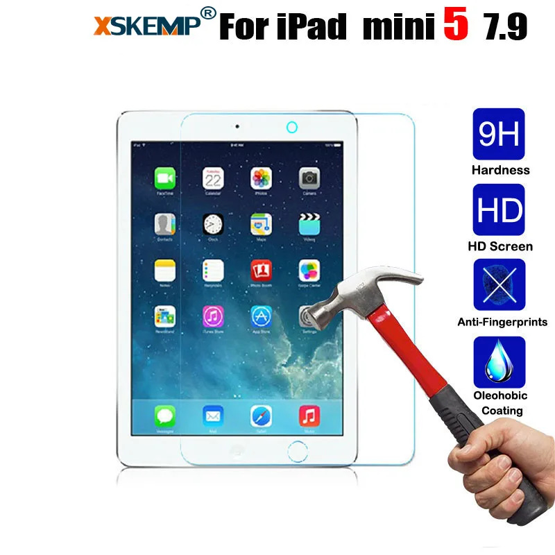 XSKEMP Genuine Premium Tempered Glass Screen Protector For iPad mini 5 7.9 A2133 A2124 A2126 A2125 Protective Anti-Shatter Film
XSKEMP Genuine Premium Tempered Glass Screen Protector For iPad mini 5 7.9 A2133 A2124 A2126 A2125 Protective Anti-Shatter Film