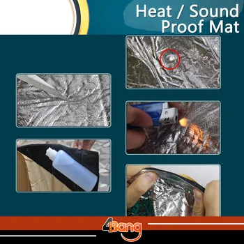 Heat Killer Noise Deadener Car-Styling Sound Insulation 10mm 1.64ft/3.28ft Thick Shield Mat Foil
Heat Killer Noise Deadener Car-Styling Sound Insulation 10mm 1.64ft/3.28ft Thick Shield Mat Foil