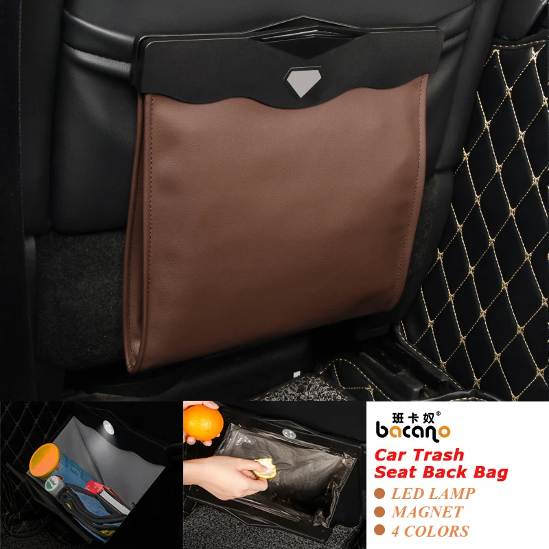 Led Dual-use Storage Bag Car Vehicle Trash Rubbish Bin Garbage Can Styling Dust Case Seat Back Bag For Benz Ashtray Barrel
Led Dual-use Storage Bag Car Vehicle Trash Rubbish Bin Garbage Can Styling Dust Case Seat Back Bag For Benz Ashtray Barrel