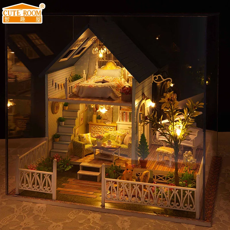 Diy house Nordic villa, handmade assembly model house, house building toys,Model toys, romantic birthday gifts, creative gift
Diy house Nordic villa, handmade assembly model house, house building toys,Model toys, romantic birthday gifts, creative gift