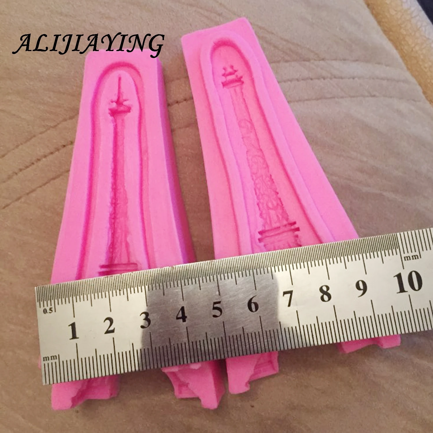 2Pcs/set 3D Sugarcraft Fondant cake silicone mold Tower for Reverse forming polymer chocolate pastry soap decoration tools D0588
2Pcs/set 3D Sugarcraft Fondant cake silicone mold Tower for Reverse forming polymer chocolate pastry soap decoration tools D0588