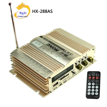 HONGXING HX-288AS Amplifier 40Wx2 12V 2 Channel Hi-Fi Car Stereo Amplifier FM Radio MP3 AMP Speaker and Remote
HONGXING HX-288AS Amplifier 40Wx2 12V 2 Channel Hi-Fi Car Stereo Amplifier FM Radio MP3 AMP Speaker and Remote