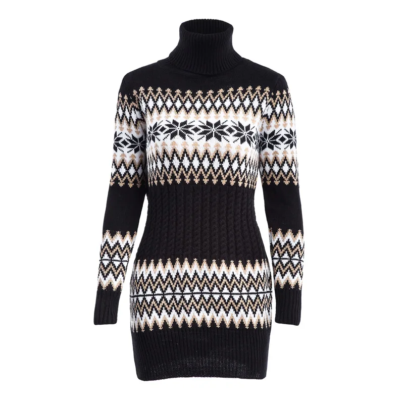 winter turtleneck collar Christmas print female sweaters fashion casual pullover long sleeve long woman sweater Europe style
winter turtleneck collar Christmas print female sweaters fashion casual pullover long sleeve long woman sweater Europe style