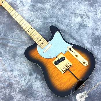 Free delivery, high quality new electric guitar, black circle yellow dog guitar, customizable.
Free delivery, high quality new electric guitar, black circle yellow dog guitar, customizable.