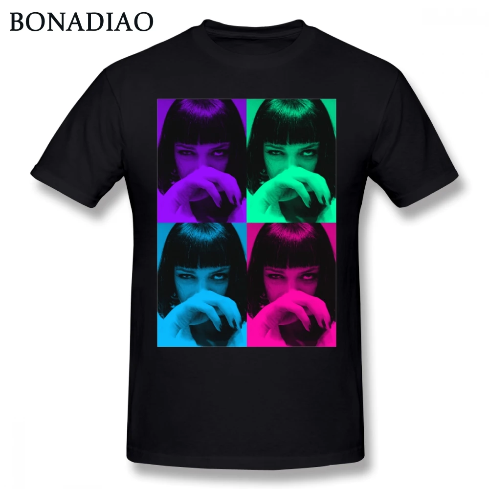 3D Print Graphic Pulp Fiction Mia Wallace Tee shirt For Male Crewneck Pure Cotton Classic Movie Homme T-shirt
3D Print Graphic Pulp Fiction Mia Wallace Tee shirt For Male Crewneck Pure Cotton Classic Movie Homme T-shirt