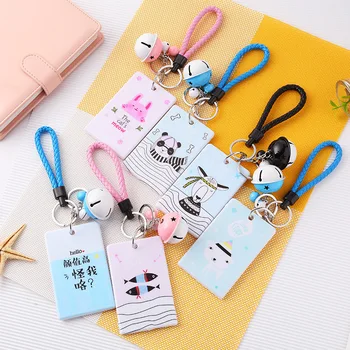 Coloffice Creative cartoon bell lanyard plastic bus card set Cute student bank card ID protector Keychain school office supplies
Coloffice Creative cartoon bell lanyard plastic bus card set Cute student bank card ID protector Keychain school office supplies
