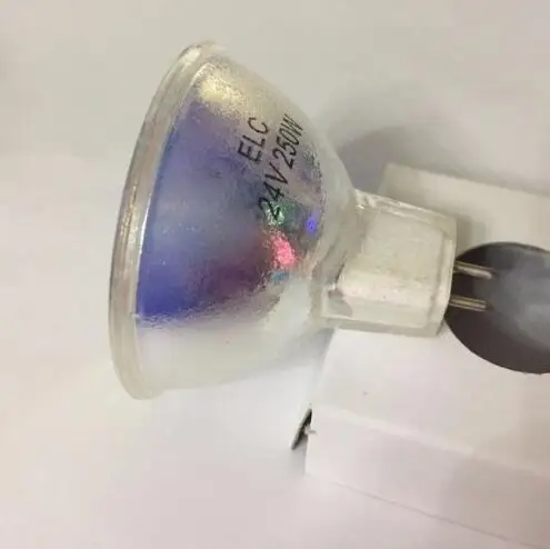 ELC 24V250W halogen bulbs, osram 64653 HLX 24V 250W GX5.3 for alternative lamp projector light microscope
ELC 24V250W halogen bulbs, osram 64653 HLX 24V 250W GX5.3 for alternative lamp projector light microscope