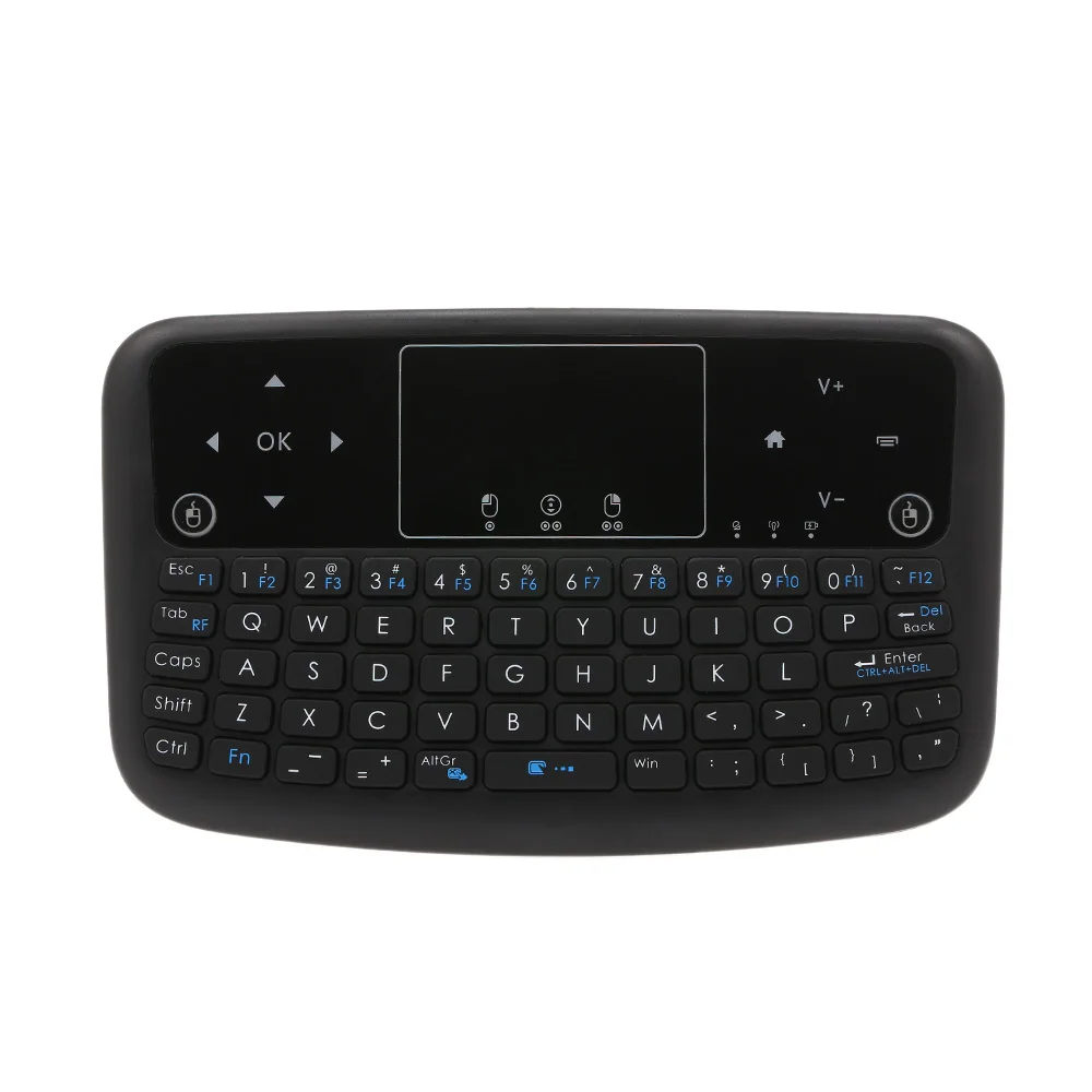 Mini remote controller Wireless Keyboard 2.4GHz Air Mouse Rechargeable Touchpad Keyboard For Android TV Box Smart TV PC PS3
Mini remote controller Wireless Keyboard 2.4GHz Air Mouse Rechargeable Touchpad Keyboard For Android TV Box Smart TV PC PS3